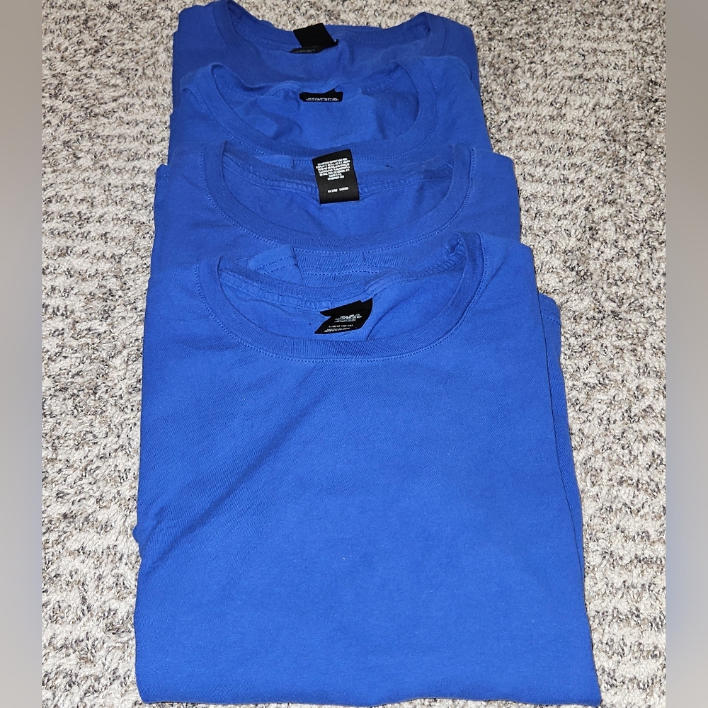 Blue Hanes Perfect 👕 Bundle - Size L (12/14)